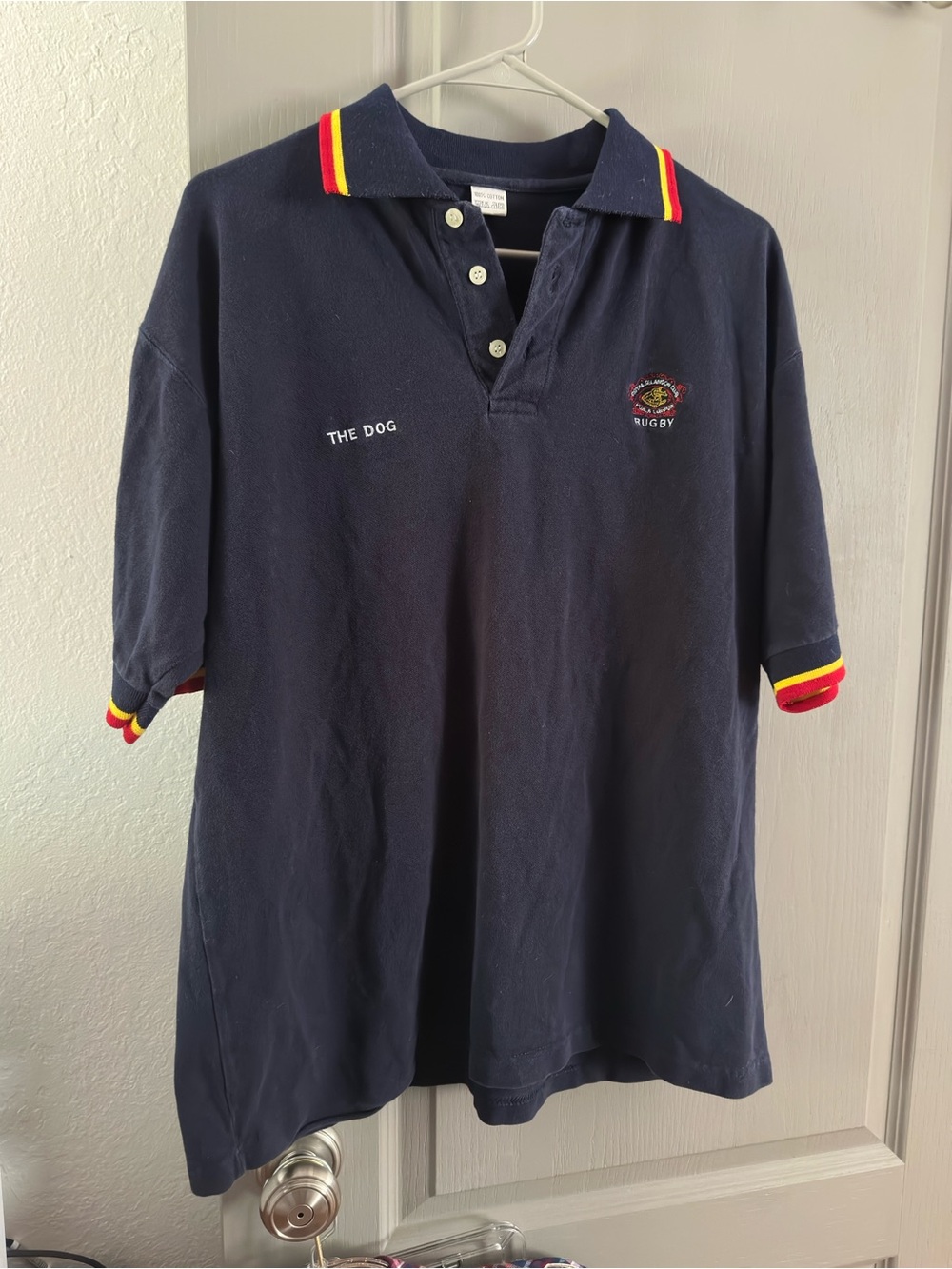 Men’s Rugby Polo “the Dog” Malaysia Kuala Lumpur Royal Selangor Club Medium